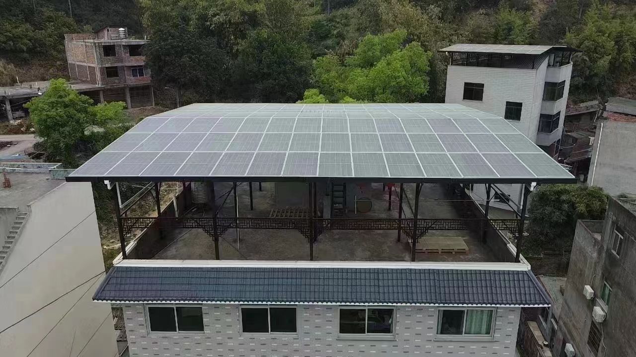 库尔勒15kw+10kwh自建别墅家庭光伏储能系统